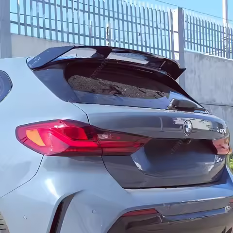 MP Style Gloss Black Rear Spoiler Wing For BMW F40 116 116i 116d 118i 120i 128ti M135i 2019-2023 Rea