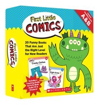SCHOLASTIC - 學樂小漫畫套裝 FIRST LITTLE COMICS GUIDED READING LEVELS A & B (WITH CD) 幼稚園至小學英語啟蒙分級閱讀 #97813