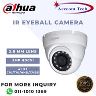 DAHUA IR EYEBALL CAMERA/2.8MM LENS/IR 20M/2MP HDCVI (4 in 1 CVI/TVI/AHD/CVBS)/Camera/ACECOM TECH/HIG