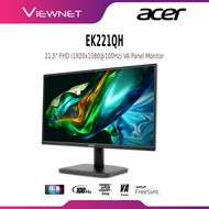 ACER 21.5" EK221QH / EK221Q H LED FHD (1920x1080@100HZ) FLAT VA PANEL LCD MONITOR (1MS, INPUT: VGA+H