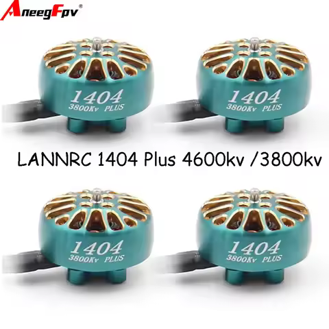 LANNRC 1404 Plus 4600kv 3800kv 4s 6s Mini Brushless Drone Motor High Power Thrust Fpv Drone Uav Kit 