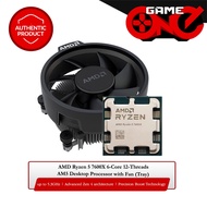 AMD Ryzen 5 7600X 6-Core 12-Threads AM5 Desktop Processor with Fan (Tray)