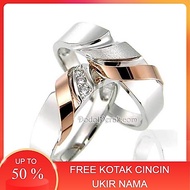 Cincin Couple Cincin Kawin Cincin Nikah Cincin Perak Palladium 020 perak couple