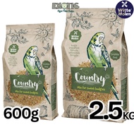 WITTE MOLEN COUNTRY BUDGIE Makanan Burung Baji/Parkit Complete Bird Food for Budgie 600G & 2.5KG