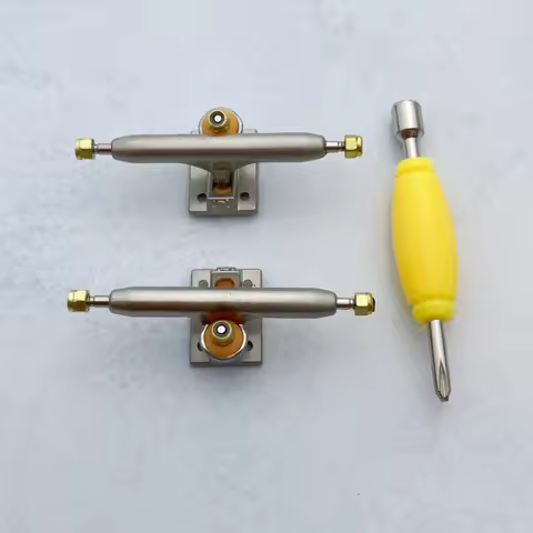 34MM Square Base Finger Skateboard Fingerboard Trucks with Solf PU Bushing