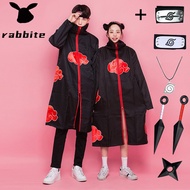 Halloween Costume Cosplay Costume Narut Akatsuki Cloak Anime Red Cloud Robe Halloween Cloak Sasuke U