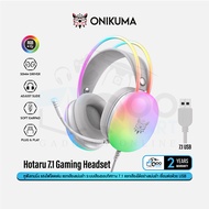 ONIKUMA Hotaru X25 Gaming Headset หูฟังเกมมิ่ง ลำโพง 50mm ไมโครโฟนช่วยลดเสียงรบกวน แสงไฟโดดเด่น รองร