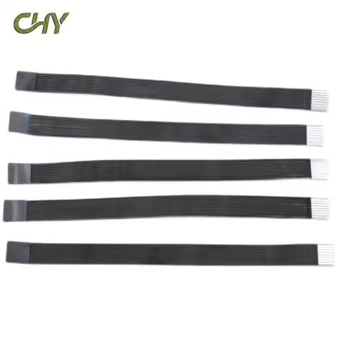 10PCS FFC/FPC Flat Cable 0.5 Pitch/1.0 Pitch 4P 6P 8P 10P12P 14P 16P 18P 20P Black Film Smart Lock C