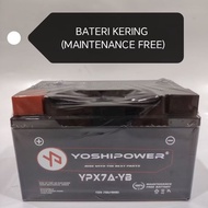 SYM TUSCANY 150 BATTERY YPX7A-YB MAINTENANCE FREE BATERI BATTERY BATERI YPX7A-YB BATTERY SYM TUSCANY