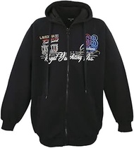 LV-612 Plus Size Hooded Jacket Hoodie Sweatshirt Pullover Men's Sweat Jacket