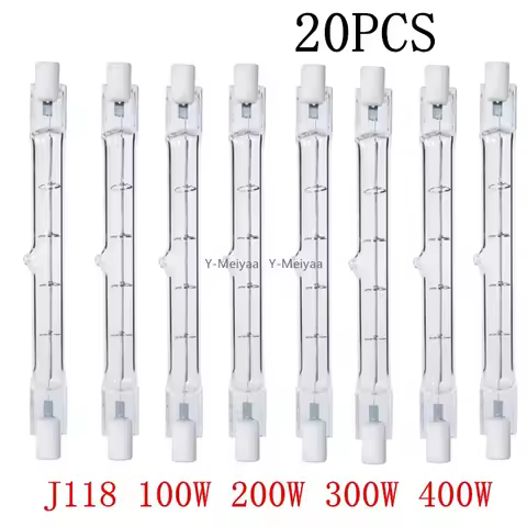 5/10/20PCS J118 100W 200W 300W 400W R7S LED Glass Tube COB Light Bulb High Power Corn Lamp Replace H