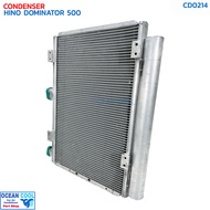 แผงแอร์ ฮีโน่ โดมิเนเตอร์ 500 CD0214 CONDENSER HINO DOMINATOR 500 แผงรังผึ้งแอร์ แผงคอยล์ร้อน คอยล์ร