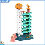deveodo 1 Set Track Car Park Toys Simulation Rotary Elevator Multi-storey Parking DIY Scene Parent-c