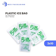 MES Plastic Ice bag 4x12, 3x10, 3 x16 available size (100pcs) plastic bag