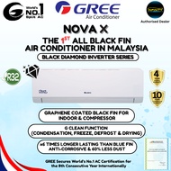 Gree 1HP, 1.5HP, 2.0HP & 2.5HP Inverter Air conditioner penghawa dingin