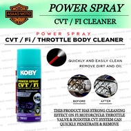 YAMAHA TFX150 |  KOBY Power Spray CVT/FI Throttle Body Cleaner in 450mL   ASAAD MOTO