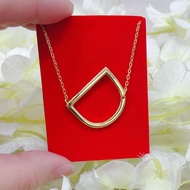 10k Gold Letter D Necklace