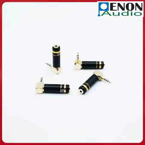 L-shape 3.5mm Audio / 2.5mm Balanced 25ohm/50ohm/75ohm/100ohm Impedance Adapter Plug for HiFi Audiop