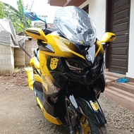 QUALITY Full Set Body Predator All New Nmax ( 2019-2023 ) grafis Hitam