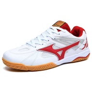 Mizuno รองเท้าโต๊ะปิงปองมืออาชีพพื้นวัวเหมาะสำหรับรองเท้ากีฬาเทนนิสโต๊ะปิงปองชายและหญิงน้ำหนักเบาเป็นพิเศษระบายอากาศได้ดีรองเท้ากีฬาเทนนิส