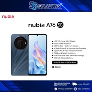 Nubia A76 5G (8GB+128GB) 6.75" HD+ display I 5000mah Battery I 50MP AI Camera