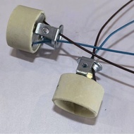 High Temperature Resistant Two-Pin Plug GU10 Lamp Holder with Bracket Wire Aromatherapy Lamp GU10 La