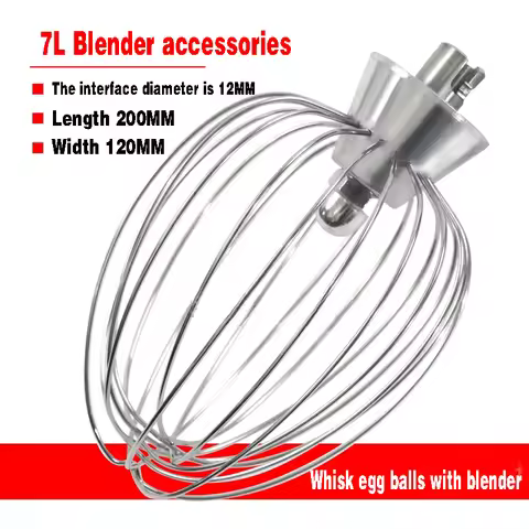 Commercial fresh milk mixer accessories Egg beater stainless steel fittings 7L Egg ball Chef Machine