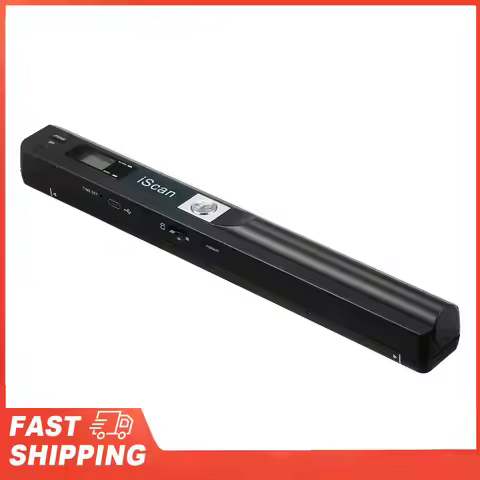 Mini Handheld Document Scanner A4 Book Scanner iScan Portable Scanner for JPG and PDF Format 300/600