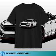 KATUN Honda Civic IM01(2) Combed Cotton T-Shirt