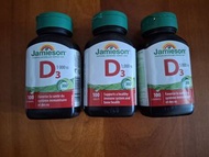 JAMIESON 維他命D，一樽$70
