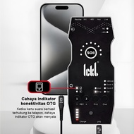 ICKB so8 Gen 6 Mikropon Live Streaming Kartu Suara Bluetooth Kualiti Tinggi Mudah Alih Untuk Telefon
