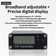 [CHiWANJi] 0.5W FM Transmitter with 2000M Distance, Frequency Modulation Emitter for Supermarket Eve