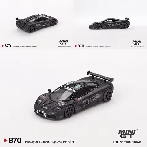 MINIGT 1/64 McLaren F1 GTR #59 1995 Le Mans 24Hr Winner MGT00870-CH Car Alloy Motor Vehicle Diecast 