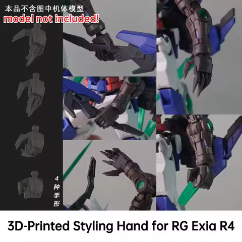 3D‑Printed Styling Hands Details Upgrade Modified Parts Model Replacement DIY Accessories for RG EXI