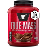 BSN TRUE-MASS Weight Gainer, Muscle Mass Gainer Protein Powder, Chocolate Milkshake, 5.82 Pound