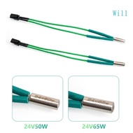 Will Power Cartridge Heater 24V 65W 50W φ6mm×15mm Heating Tube Rod for Voron 0 1 1 8 2 4 Series 3D Printers Green