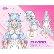 Create Your VTuber Persona with Expert Live2D Model Commission, Virtual Streaming Avatar, Fantasy Bl