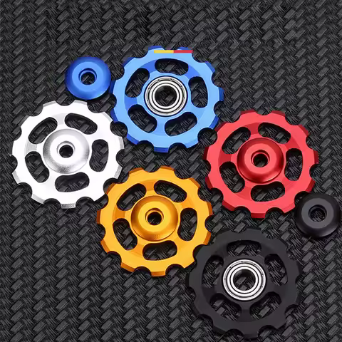 Aluminum Alloy Bike Bearing Jockey- Bicycle Rear Derailleur Pulley Wheel 11T MTB Road Bicycle Parts