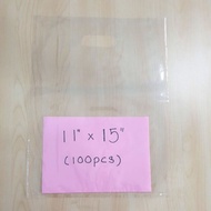 100pcs Plastic Bag Jernih 11 x 15 Inch /Lutsinar/ Plastic Transparent Bag /Plastik Kantoi /PP Bag /G