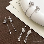 Tassel Light Luxury High-End Earrings 999 Earrings Korean Version Summer Long Female New Style All-M