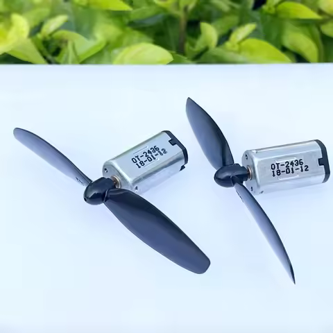 2PCS N30 Motor + Propeller DC 3V 3.7V 4.2V 40000RPM Mini Electric Motors Engine High Speed Aircraft 