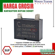 3UF SOCKET BOX CAPACITOR | FAN Capacitor | PUMP CAPACITOR | CAPACITOR 3 UF