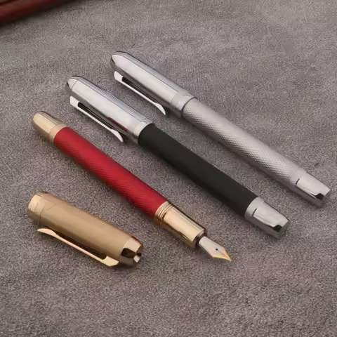 1PC JinHao 92 Star Fountain Pen Metal EF F M Nib Business Office School Supplies Writing Ink Pens