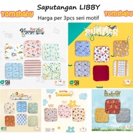 Chekout [TOMS] LIBBY (3pcs) Baby Children's Handkerchief / Baby Handkerchief