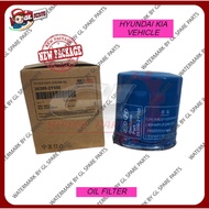 (OEM PARTS) OIL FILTER KIA HYUNDAI NAZA (26300-2Y500) FORTE I10 CITRA SPECTRA RIA TUCSON ELANTRA CER