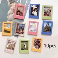 10pcs Magnetic Photo Frames Set - 2x3 Mini Picture Frames For Photos, Refrigerator Wallet Size Frame