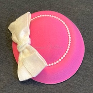 Barbie Headband/ Hat Headband Barbie Hat/ Headband Pink Hat hot Pink/ Hair Clip Hat Bandana