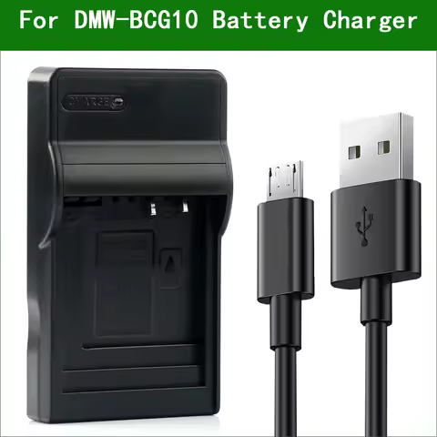 DMW-BCG10 BCG10E BCG10PP DE-A65 Digital Camera Battery Charger for Panasonic DMC-ZS20 ZS25 TZ6 TZ7 T