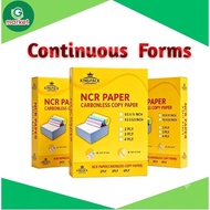 2ply, 3ply, 4ply Carbonless Continuous Computer Form 9.5X11inches | 9.5 x 5.5 inches Colored