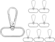 QUARKZMAN 8 Pieces Swivel Snap Hook Swivel Wallet Clips, 1.18" ID x 1.81" Length 360° Metal Trigger 
